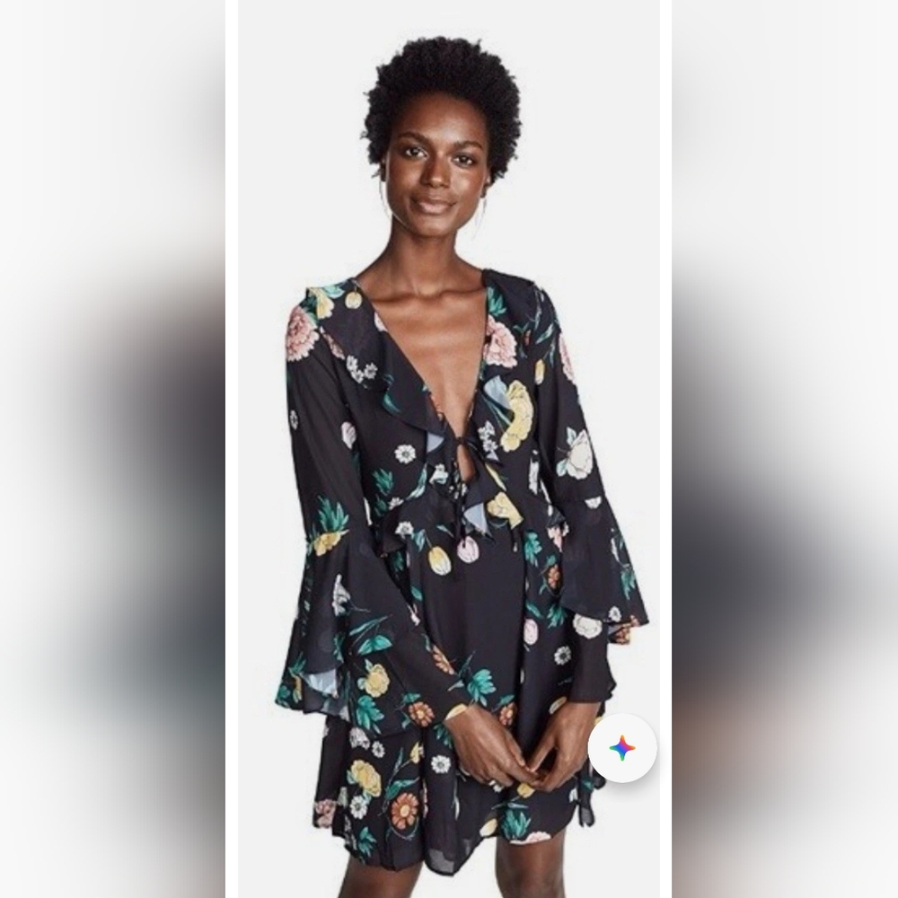 Yumi Kim Celeste Floral Print Mini Dress